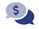 Money word bubbles